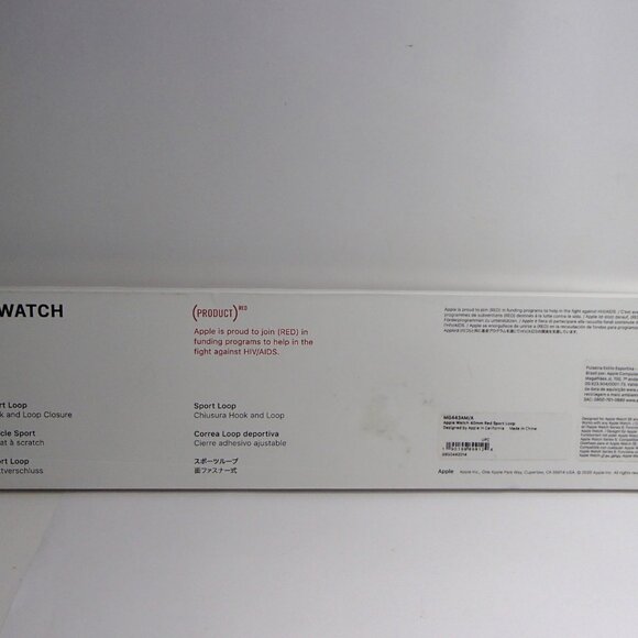 Apple Watch 40 mm Red Sport Loop Band MG443AM/A - Picture 3 of 8